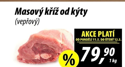 Masový kříž od kýty vepřový