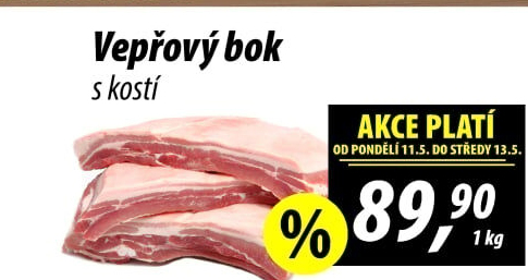 Vepřový bok s kostí