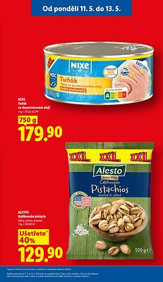 akční leták Lidl 11.5.2026-13.5.2026
