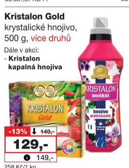 Hnojivo Kristalon Gold