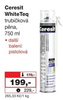 Montážní pěna Ceresit