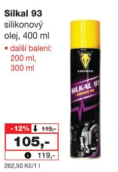 Silikonový olej Silkal Coyote