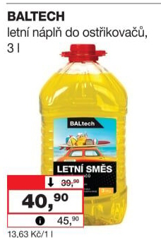 Směs do ostřikovačů letní Baltech