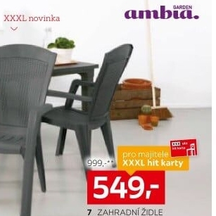 ZAHRADNÍ ŽIDLE