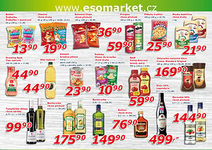 akční leták ESO MARKET 13.5.2026-24.5.2026