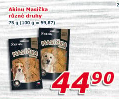 Pamlsky pro psy Masíčka Akinu