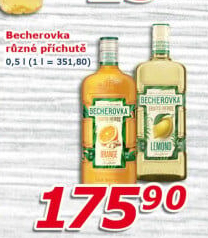 Vodka ochucená Becherovka