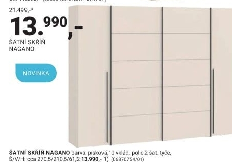 ŠATNÍ SKŘÍŇ NAGANO