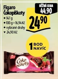 Čokopiškoty Figaro