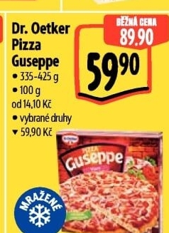 Pizza mražená Guseppe Dr. Oetker