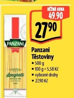 Těstoviny Panzani