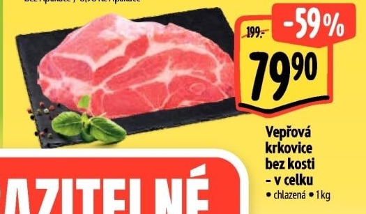 Vepřová krkovice bez kosti