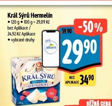 Sýr Hermelín Král sýrů