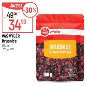 Brusnice sušené Váš Výběr