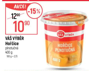 Hořčice plnotučná Váš Výběr