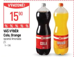 Limonáda Cola Váš Výběr