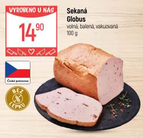 Sekaná masová Globus
