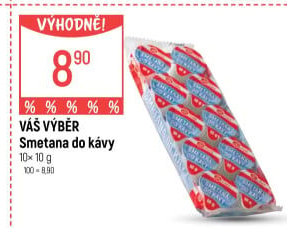 Smetánky do kávy Váš Výběr