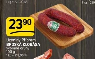 Brdská klobása Maso Příbram