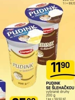 Dezert pudink Kapucín