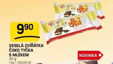 Dezert řez Veselá zvířátka