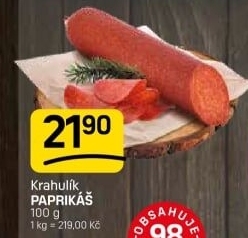 Salám Paprikáš Krahulík