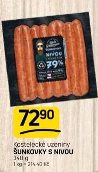 Šunkovky s nivou Láďa Grileman Kostelecké uzeniny