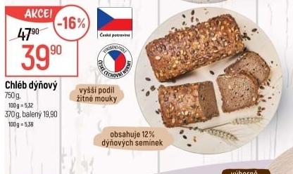 Chléb dýňový