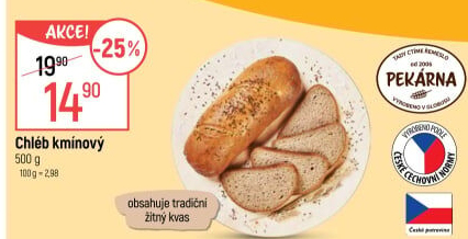 Chléb kmínový