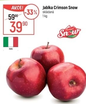 Jablka Crimson Snow