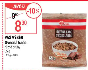 Ovesná kaše Váš Výběr