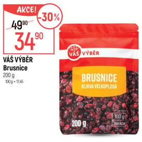Brusnice sušené Váš Výběr