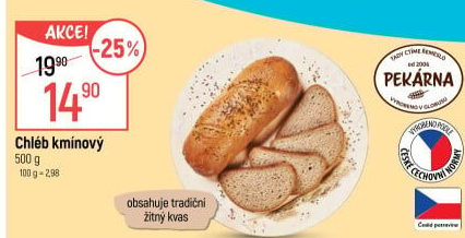 Chléb kmínový