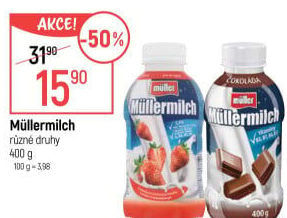 Nápoj mléčný Müllermilch Müller