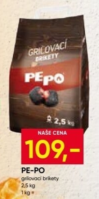 Grilovací brikety Pe-Po