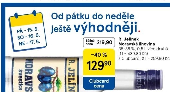 Pálenky Moravská řada Rudolf Jelínek