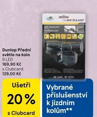 Světlo na kolo Dunlop