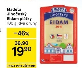 Sýr Eidam Jihočeský Madeta
