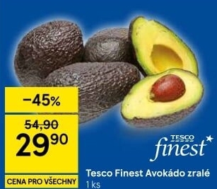 Avokádo Tesco Finest