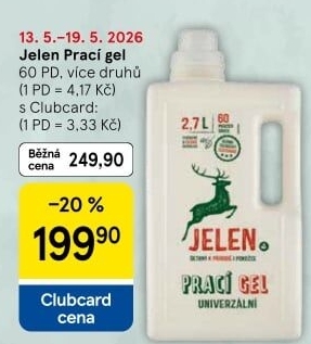 Prací gel Jelen