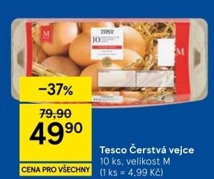 Vejce M Tesco