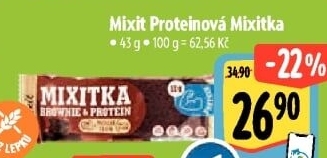 Proteinová tyčinka Mixitka Mixit