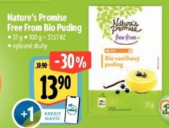 Puding bio Free From Nature'