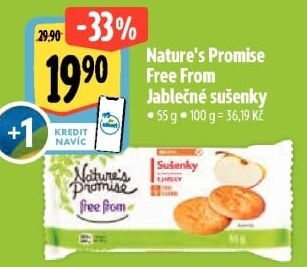 Sušenky Free From Nature'