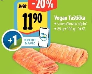 Taštička vegan plněná
