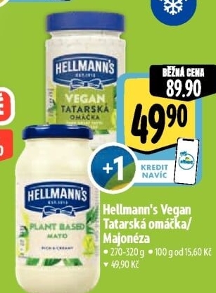 Tatarská omáčka Vegan Hellmann'