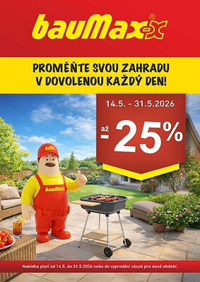 akční leták bauMax 14.5.2026-31.5.2026