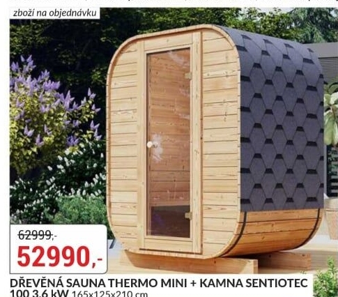 Dřevěná sauna Thermo Mini