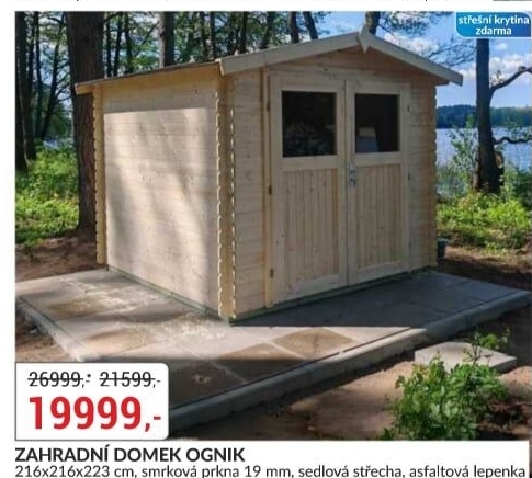 Zahradní domek Ognik