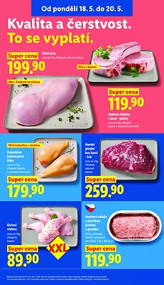 akční leták Lidl 18.5.2026-20.5.2026